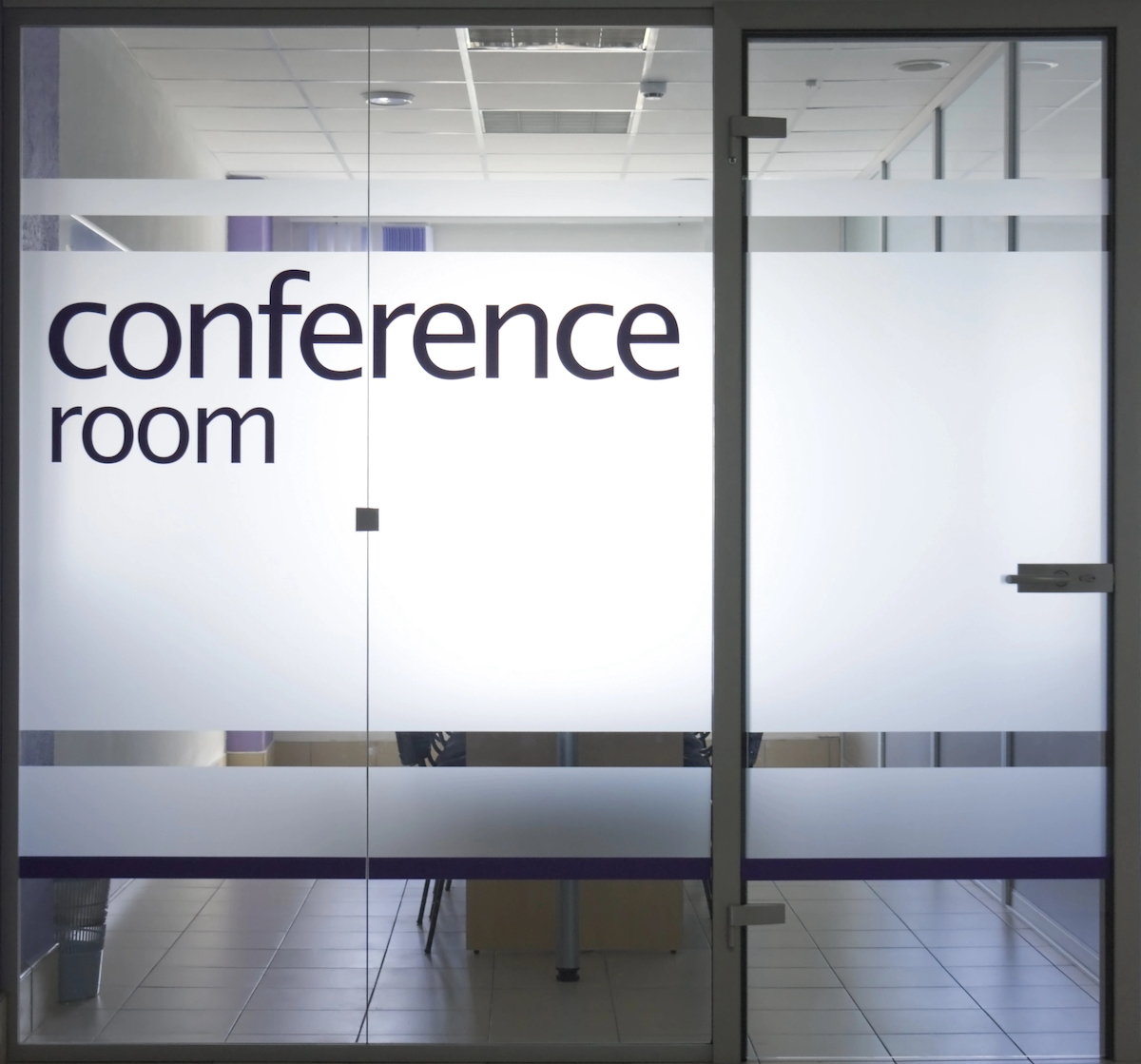 privacy window film for office conference room tint